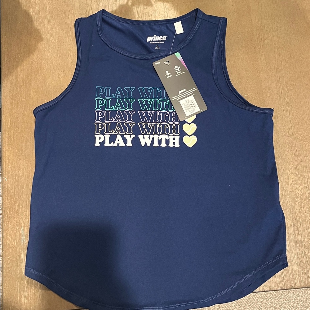 Prince Deep Blue Graphic Tank Top